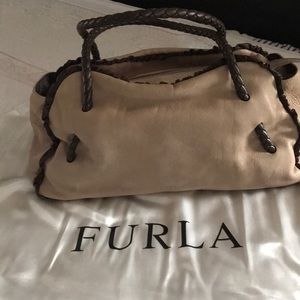 Genuine Leather Furla Handbag